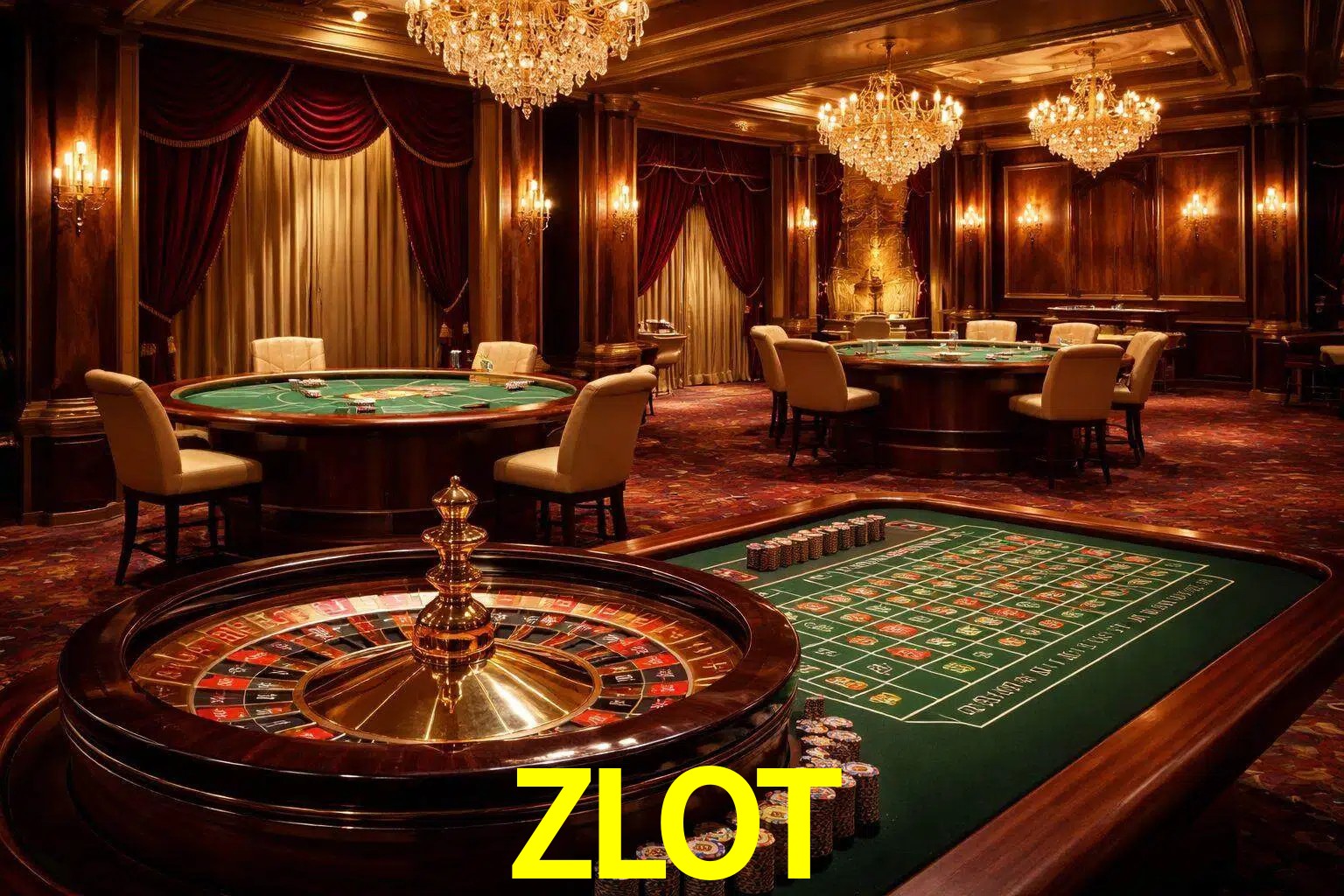 Una escena premium de mesa de casino en vivo con cartas, elementos de ruleta y un ambiente pulido de estudio de transmisión.